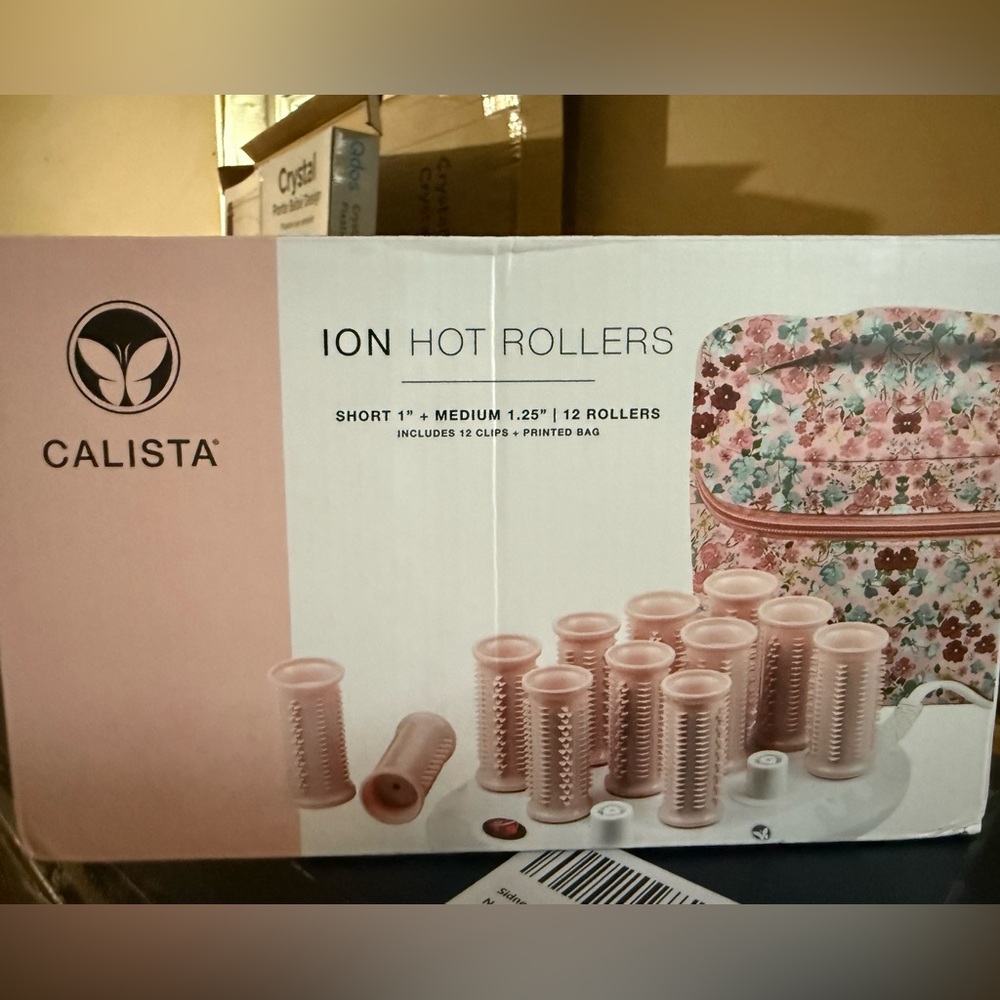 Calista Ion Hot Rollers 12pc Set Special Edition - New in box! MSRP: 92$ - Picture 6 of 8